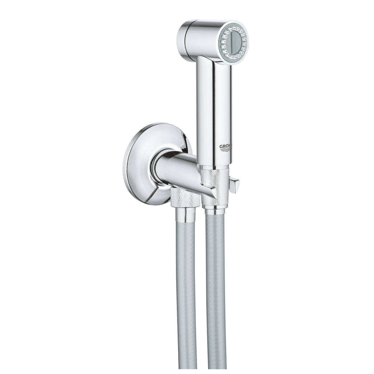 Grohe Sena Trigger Spray 35 Wall Holder Set with Self-Closing Valve Art. 26332000