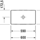 Duravit DuraSquare Above Counter Basin Art. 235560