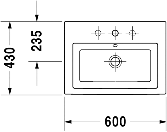 Duravit 2nd Floor Above Counter Basin Art. 034760