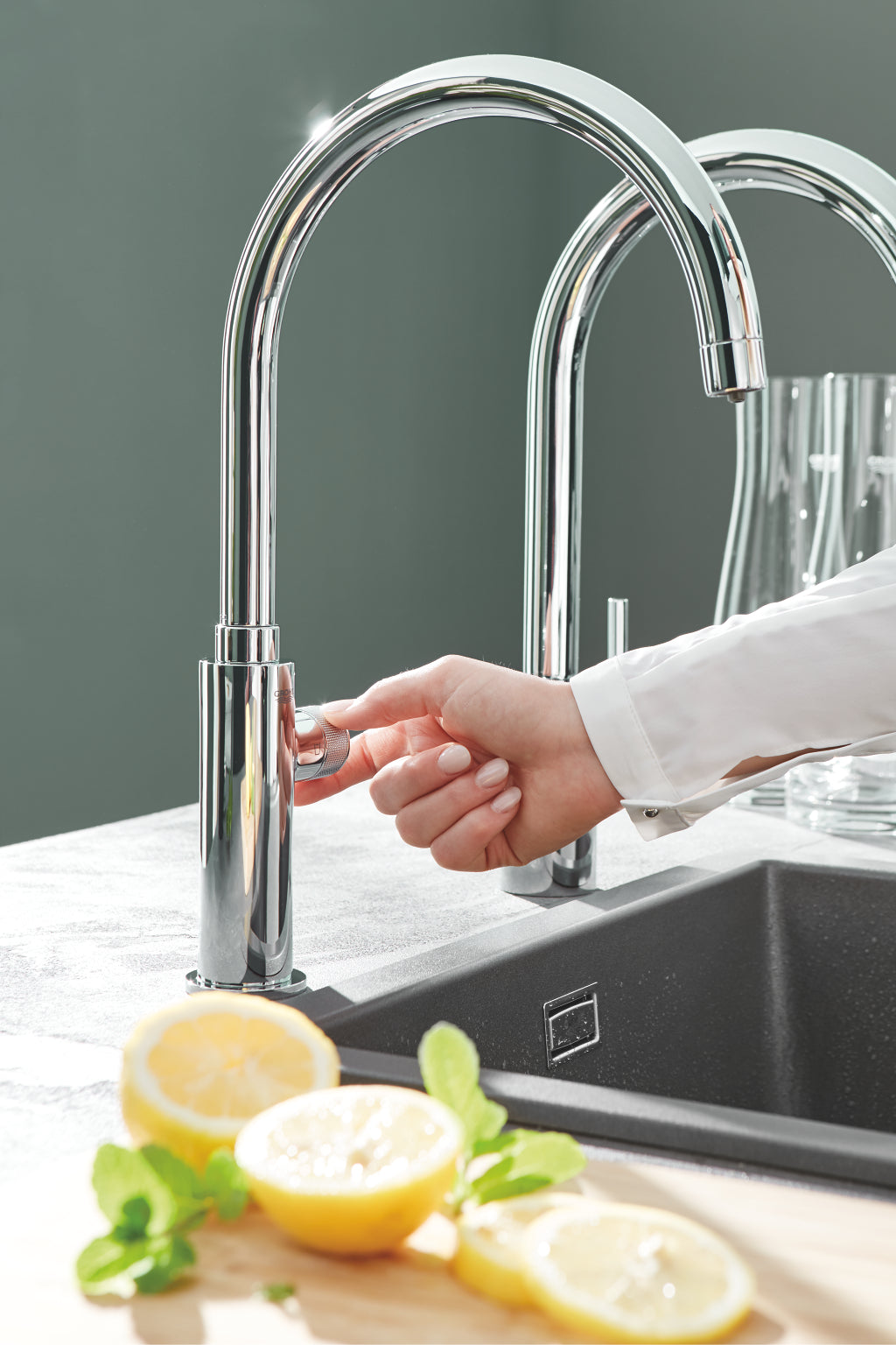 Installation of the GROHE new Blue Pure with Activated Carbon Filter 