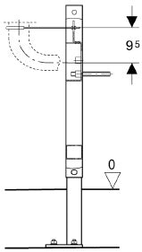 Geberit Chair Bracket Art. 224.065.00.1