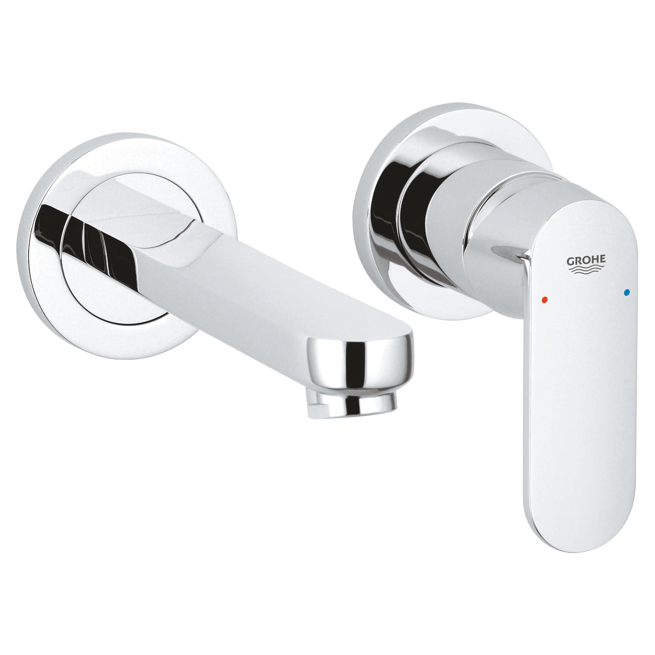 Grohe Eurosmart Cosmopolitan Wall Mount Basin Mixer (M Size) Art. 19381000 + Art. 23571000