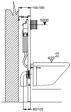 Geberit Duofix Sigma Concealed Cistern (UP320) Art. 224.224.00.1